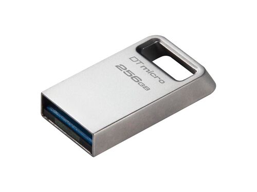 USB MEMORIJA KINGSTON DTMC3G2/256GB/DATATRAVELER MICRO/3.2/SREBRNA